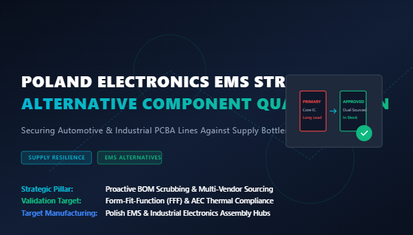 บล็อกบริษัทล่าสุดเกี่ยวกับ กลยุทธ์ต้านการรบกวนสําหรับผู้ให้บริการ EMS โปแลนด์: จากการตรวจสอบ BOM ไปยังการเลือกตัวแทน