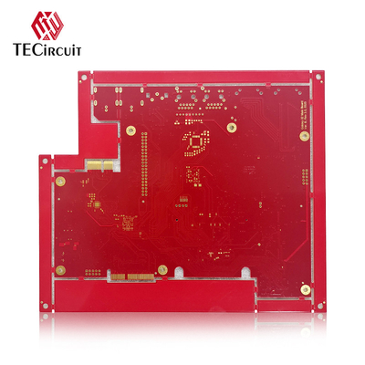บอร์ดวงจรความถี่สูง RIGID PCB FR4 TG170 ทองนิ้วหนา 1.6mm 10U