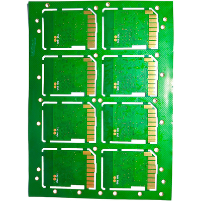 ทองนิ้วหลายชั้น PCB กระดานวงจรที่พิมพ์แข็งสําหรับสล็อตการ์ดกราฟิก