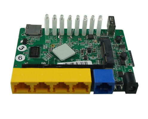 PCBA SMT PCB 300m Wifi Router Mainboard PCB Board Assembly การผลิต