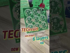 บอร์ดวงจรพิมพ์ HDI PCB แข็งหลายชั้น สําหรับเครื่องปรับอิเล็กทรอนิกส์